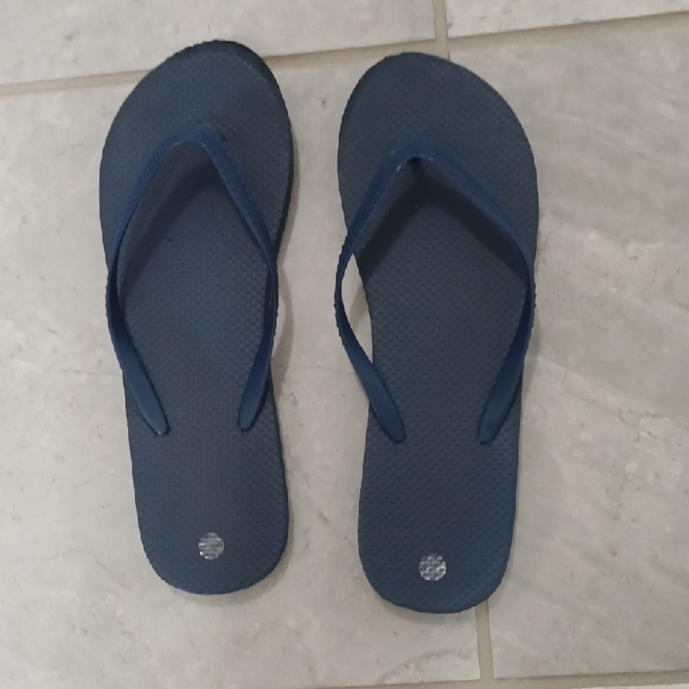 Women's Blue Flip Flop Sandals